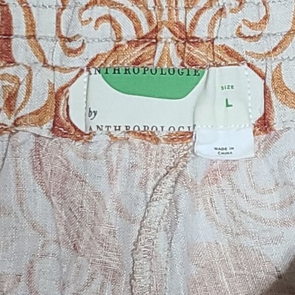 Anthropologie Jolene Bird 100% Linen Shorts Size Large - Picture 16 of 16